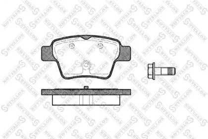 Комплект тормозных колодок STELLOX 1149 000B-SX